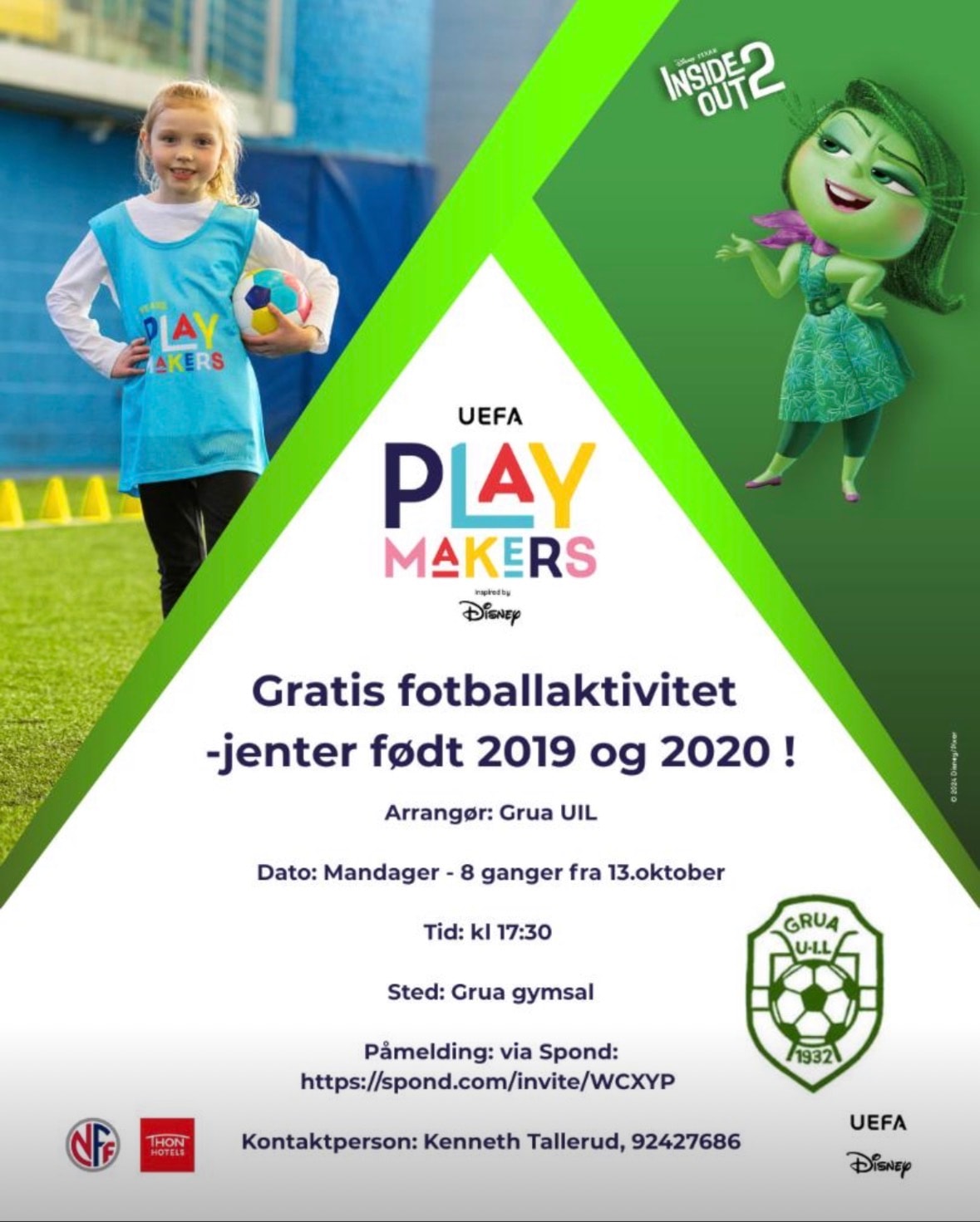 Playmakers kommer til Grua!